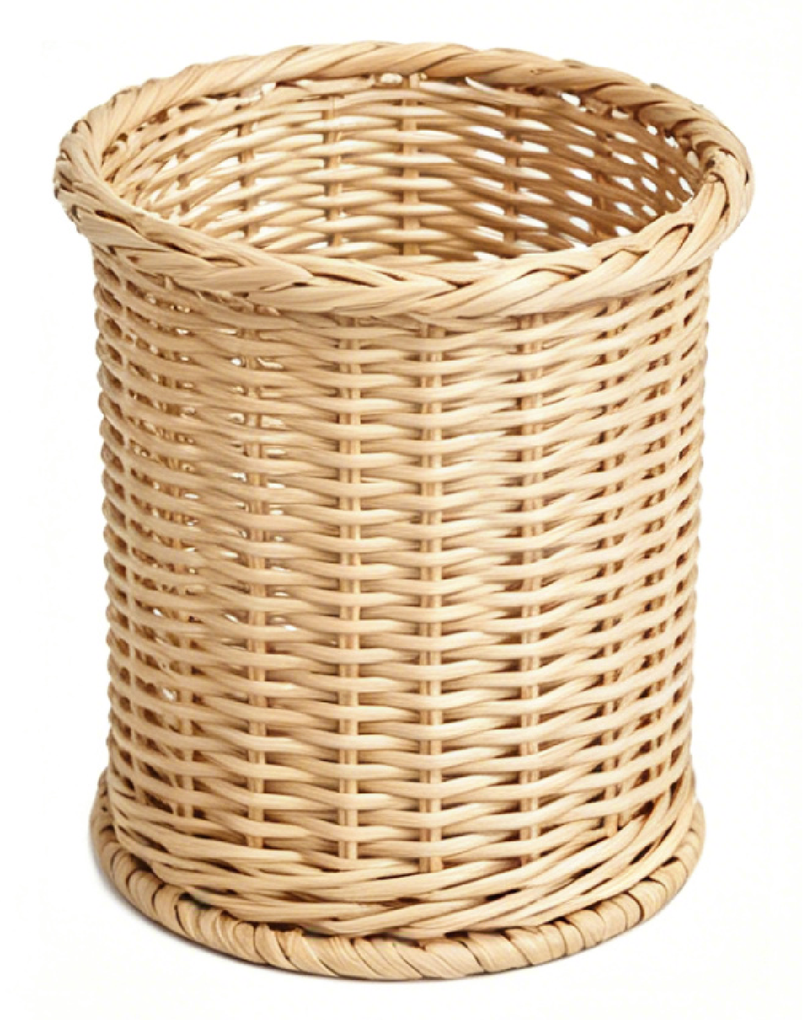 Rattan-woven multi-purpose pen hold